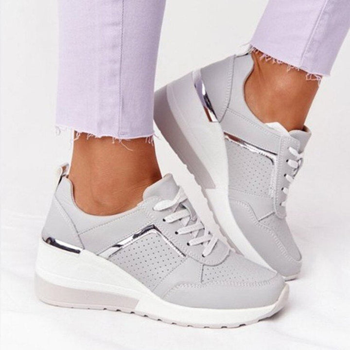 Women's comfort footwear: orthopedic support sneakers, lightweight and supportive for walking and daily activities.