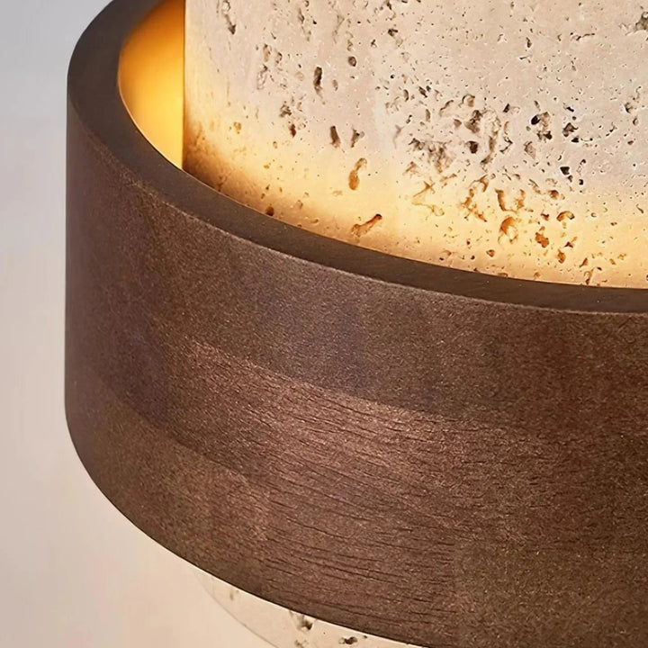 Kitchen island modern natural cylinder pendant light.