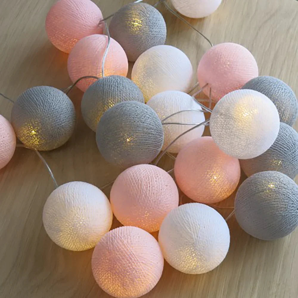 High-quality cotton ball decorative lights, ensuring beautiful and reliable ambiance.