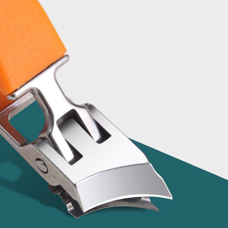 Professional nail care tool: high-precision clippers for thick toenails, featuring an anti-splash design.