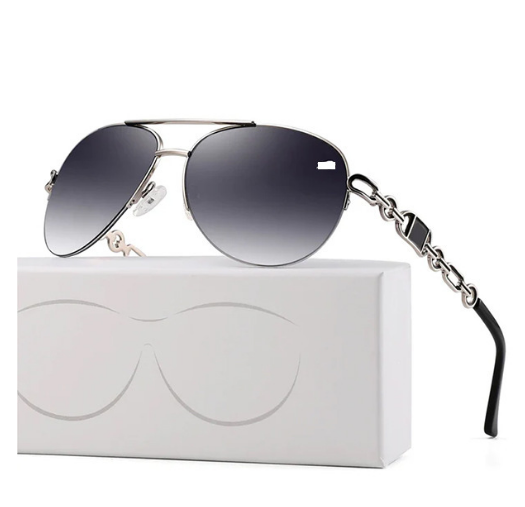 Fashionable women's polarized UV400 sunglasses; essential summer eyewear accessory.