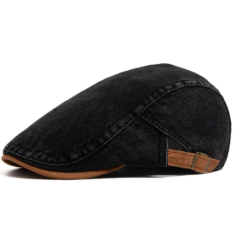 Men's stylish flat cap hat, perfect for casual wear & everyday fashion. Classic headwear with an adjustable fit.