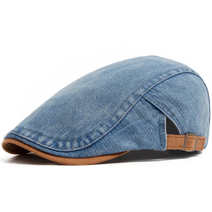 Sophisticated men's flat cap, adds classic style to any casual wear. Adjustable & comfortable headwear.