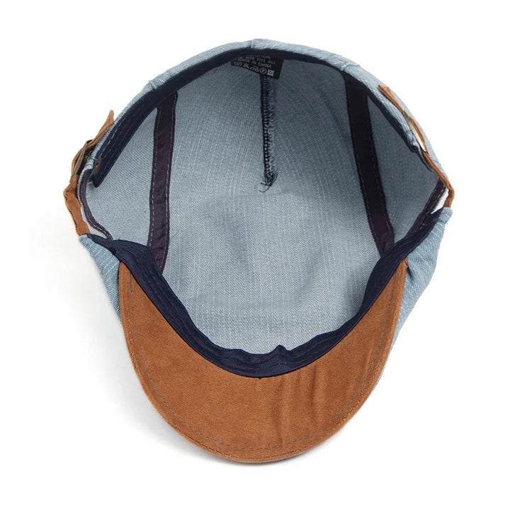 Modern classic men's flat cap, stylish and adjustable for everyday fashion. Perfect casual headwear.