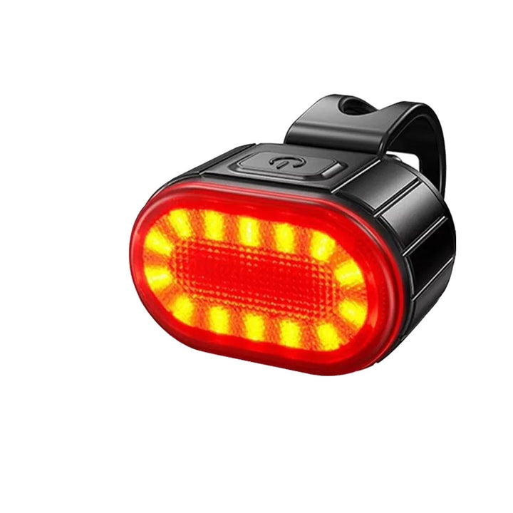 Ultra bright USB rechargeable bike lights for night riding safety. Waterproof LED headlight & tail light included.