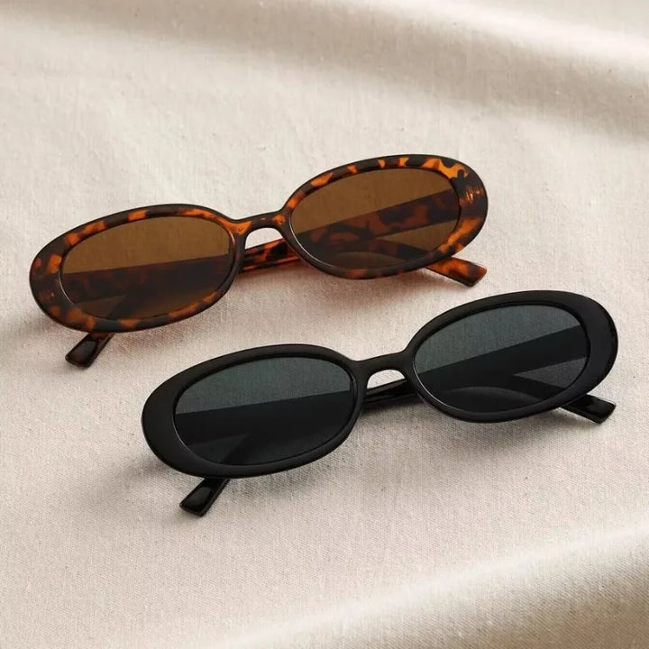 Women's Vintage Oval Sunglasses