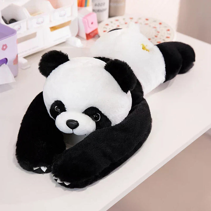 Cozy long-armed plush toy, providing warmth and comfort. Perfect snuggly gift for any occasion.