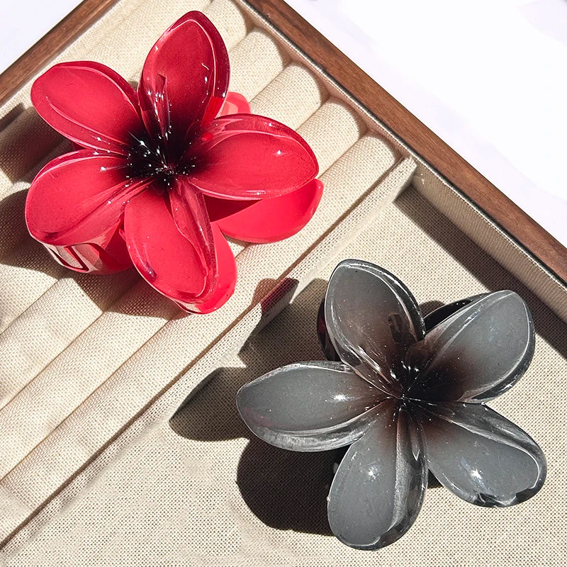 Hawaiian Floral Hair Claw Clip