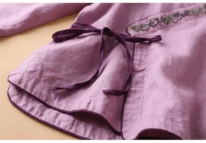 Lotus™ Relaxed Embroidered Blouse