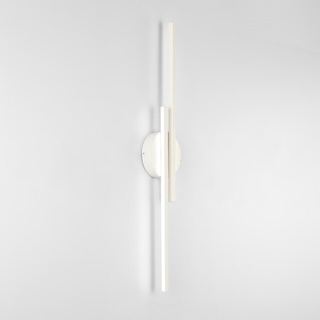 Stylish modern LED wall sconce, a dimmable accent light for versatile home decor and ambient lighting.