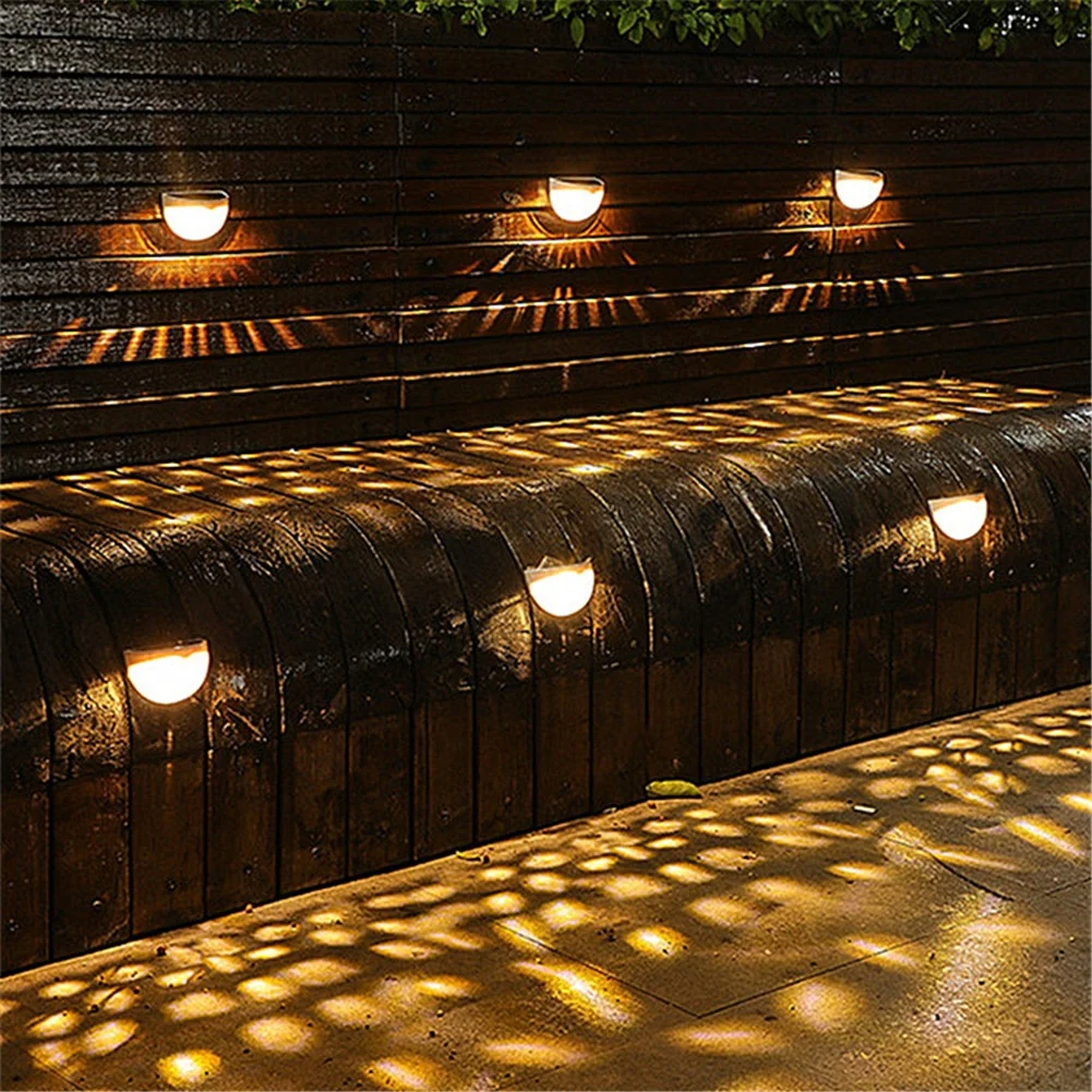 Sleek solar wall light, LED for bright home exterior lighting. Waterproof & wireless garden lamp.