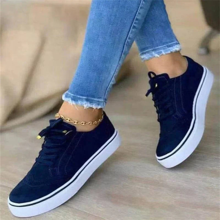 Durable women's comfort sneakers, providing orthopedic benefits for long walks.