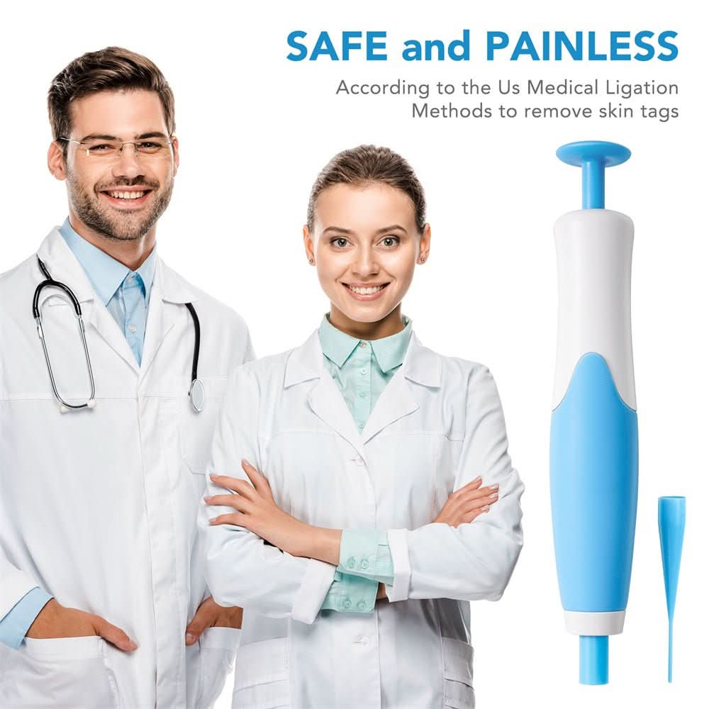 Unisex Blemish Removal Kit for skin tags and warts. Safe, easy-to-use solution for smooth, clear skin at home.