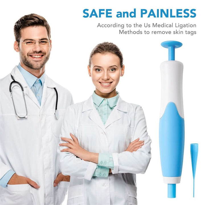 Unisex Blemish Removal Kit for skin tags and warts. Safe, easy-to-use solution for smooth, clear skin at home.