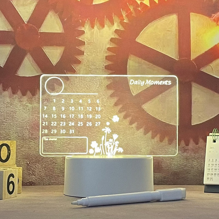 Versatile LED message & note board with erasable pen for home, office, daily tasks, and communication.