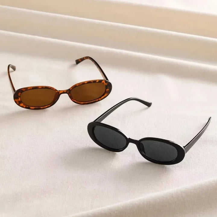 Women's Vintage Oval Sunglasses