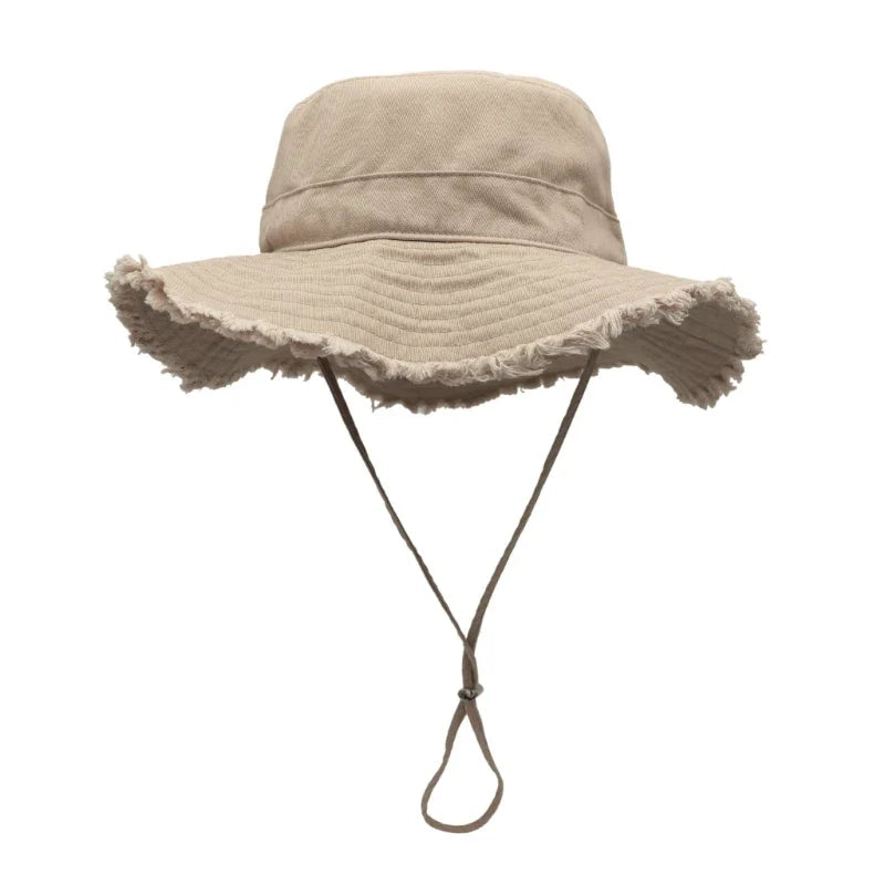 Women's Wide Brim Bucket Hat