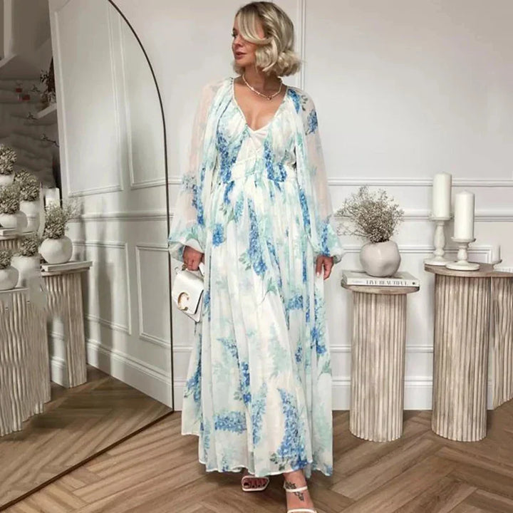 Women's Blue Maxi Dress