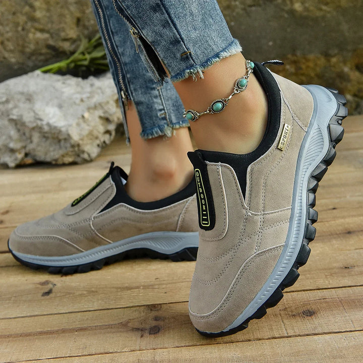 Women's soft sole orthopedic shoes for all-day comfort, with arch support.