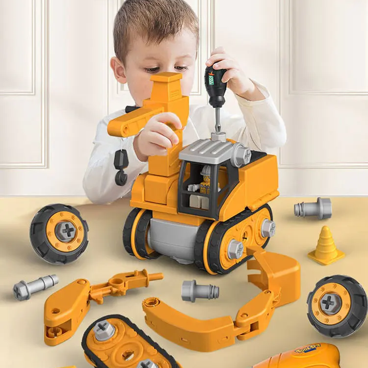 Educational STEM building toy set for kids. Develops problem-solving, fine motor skills, and imagination through construction.
