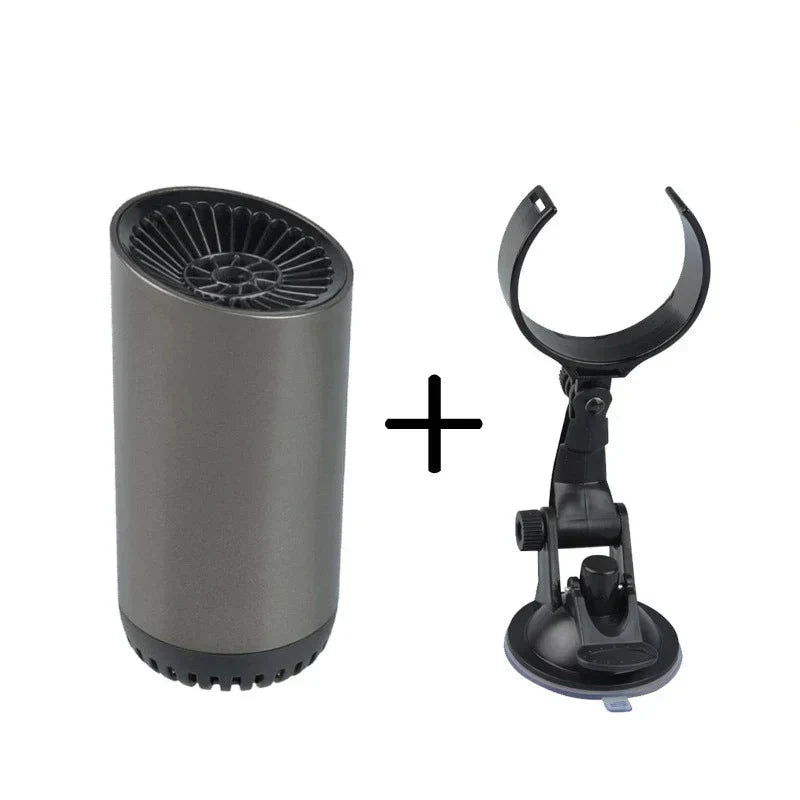 Quickly remove ice & fog with this portable 12V car defroster & heater, vital for winter driving safety.