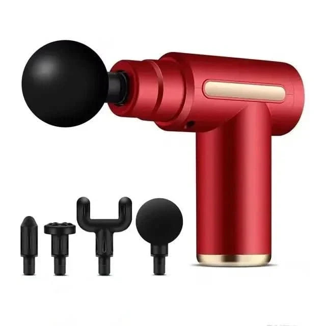 High-performance percussion massage gun for athletes' muscle recovery & deep tissue therapy.