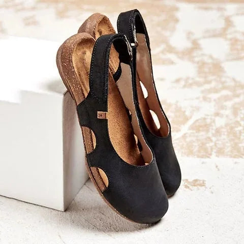 Women's OrthoComfort sandals for all-day wear, featuring supportive arch & foot pain relief.