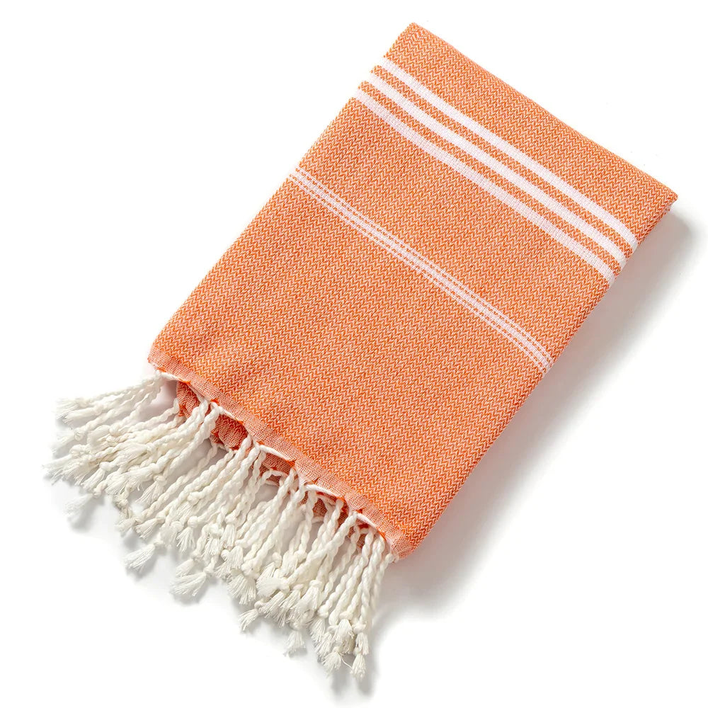 Striped Tassel Bath Towel