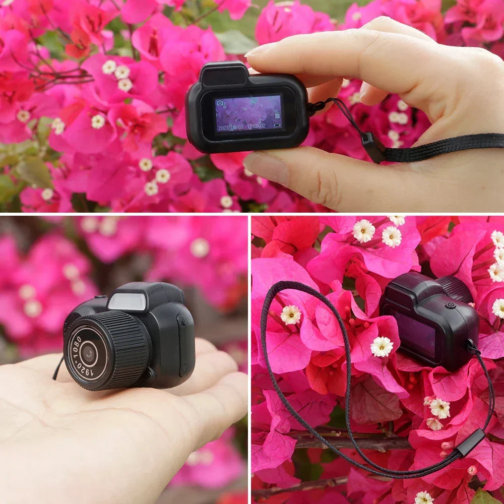 Ultra-compact HD video camera, MemoraPro mini recorder. Portable for action, travel, vlogging & discreet recording.