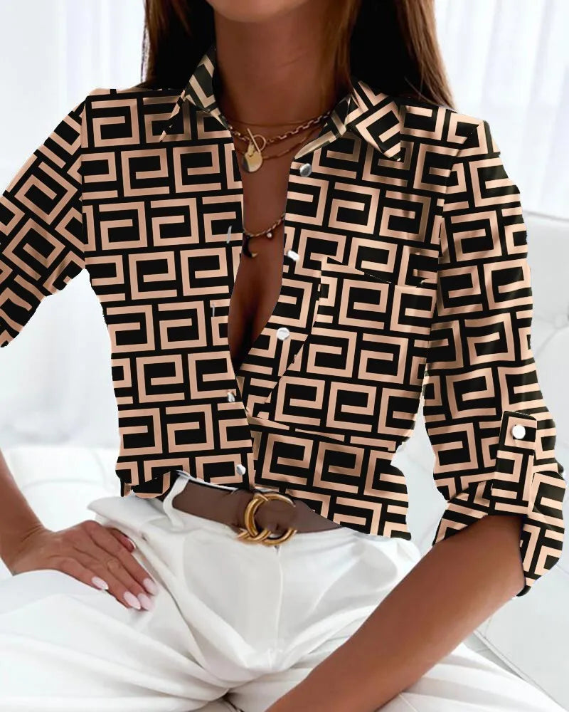 Freya™ Artistic Print Blouse