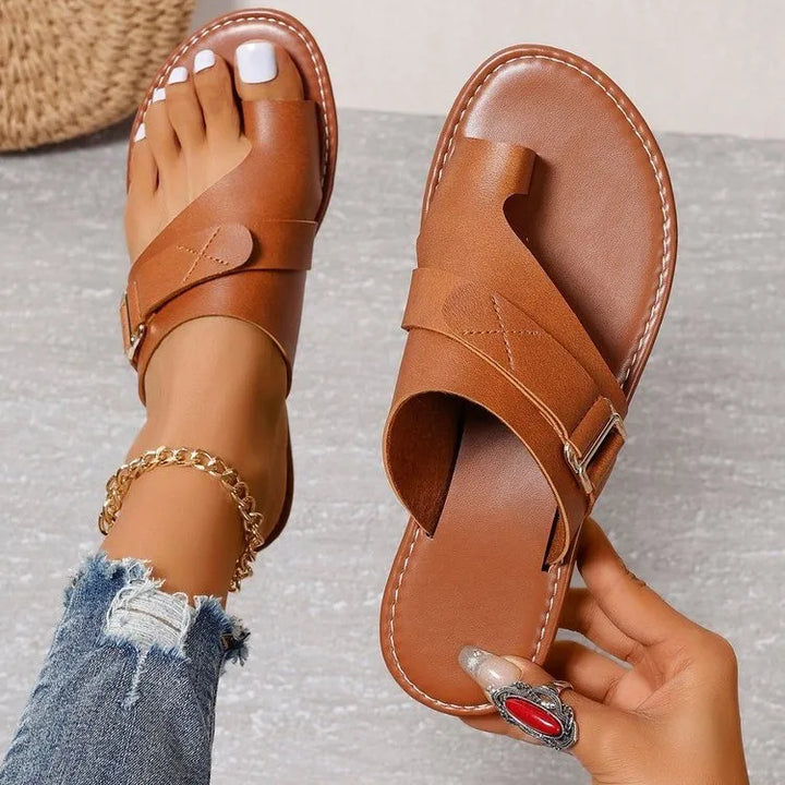 Women's orthopedic summer sandals with arch support for ultimate comfort. Perfect for walking & casual wear.
