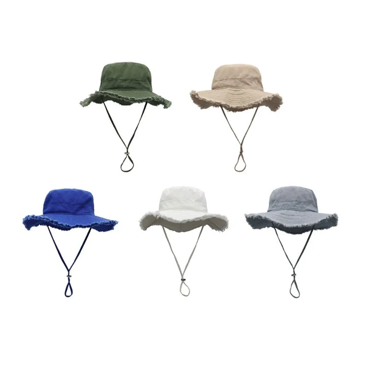 Women's Wide Brim Bucket Hat