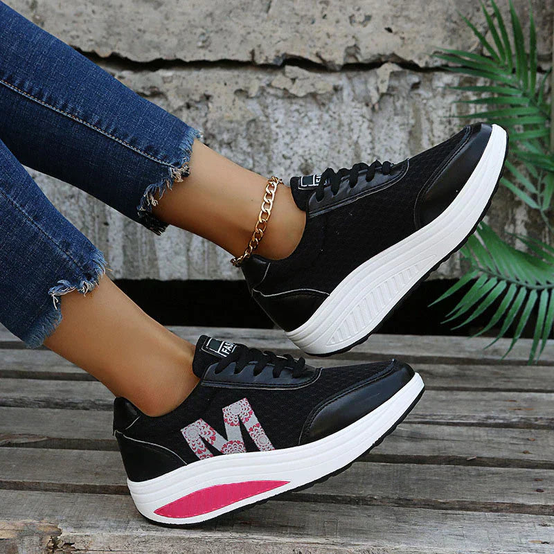 Women's Orthopedic Walking Sneakers - Corrective Comfort Shoes