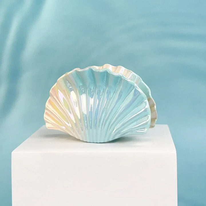 Gradient Shell Hair Claw Clip - Women's Beach Accessory