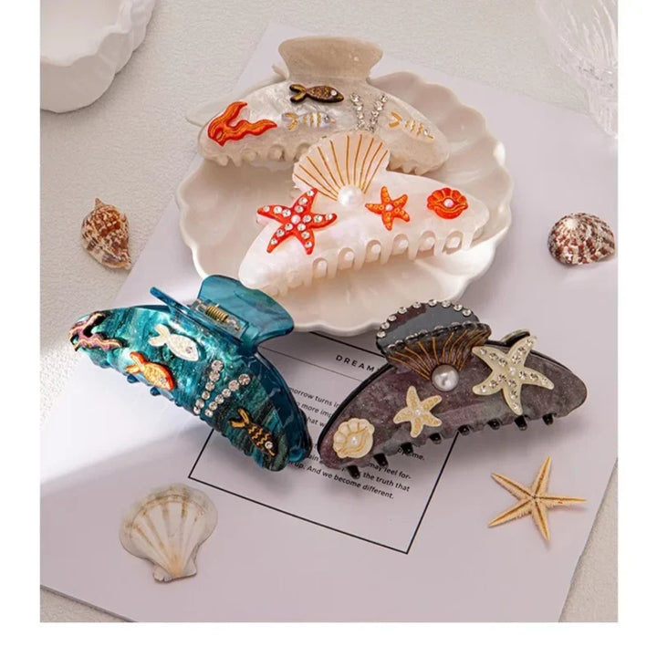 Women's Sea Life Hair Claw Clip