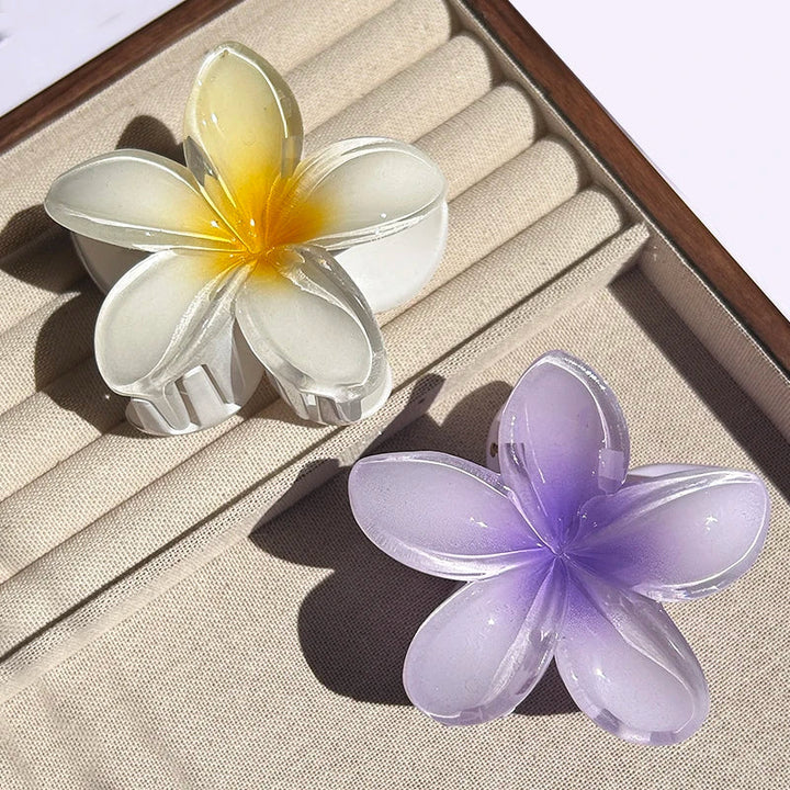 Hawaiian Floral Hair Claw Clip