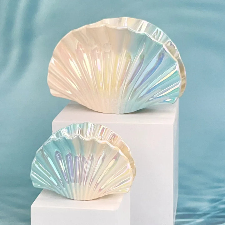 Gradient Shell Hair Claw Clip - Women's Beach Accessory