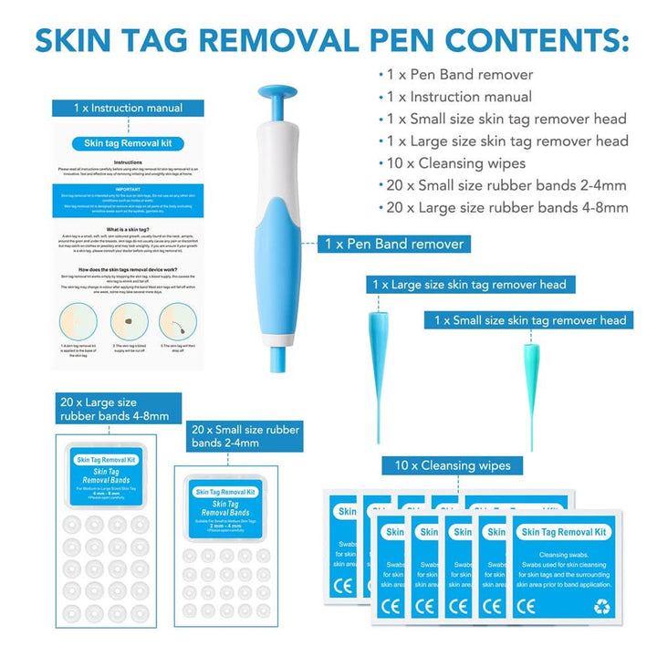 Powerful unisex solution for skin tag & wart removal. Achieve a flawless complexion with this easy beauty kit.