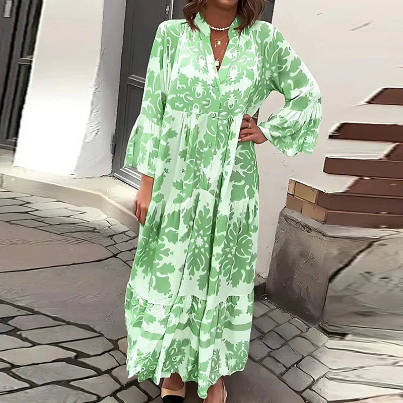 Avielle Boho Maxi Dress | Printed Fashion