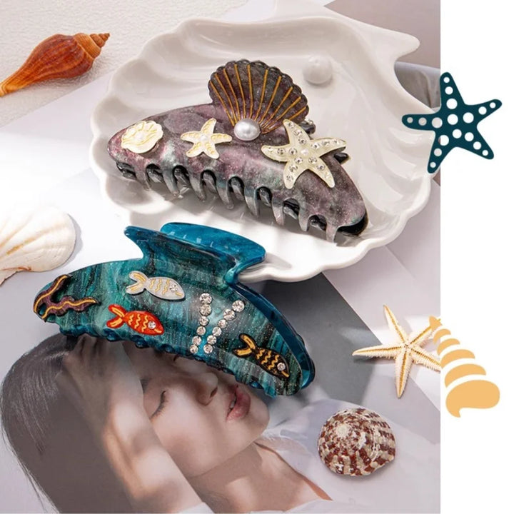 Women's Sea Life Hair Claw Clip