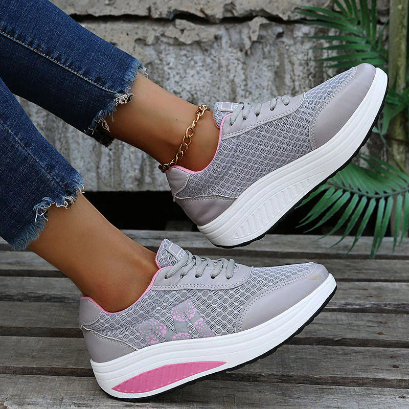 Women's Orthopedic Walking Sneakers - Corrective Comfort Shoes