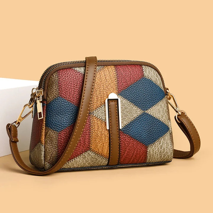 Modern khaki women's sling bag, a trendy crossbody accessory for daily fashion.