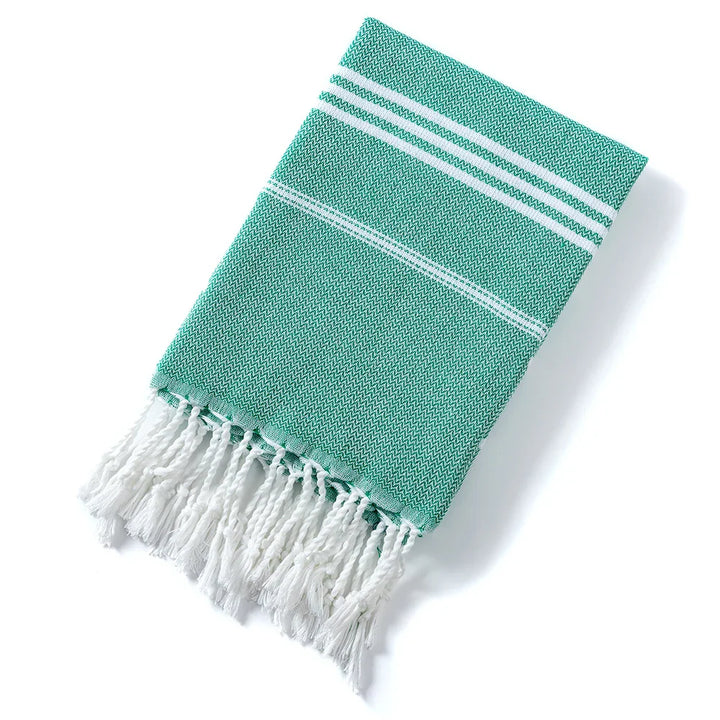 Striped Tassel Bath Towel