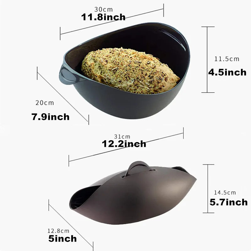 Easy baking bread mould. Durable non-stick baking pan for steamed bread & homemade loaves. Kitchen essential.