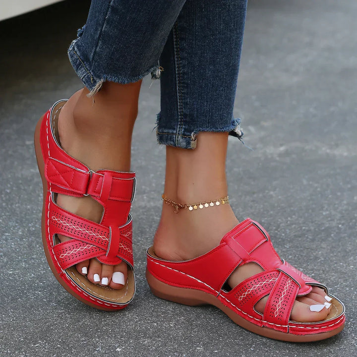 Elegant platform wedge sandals for women, designed for summer style & ultimate comfort.