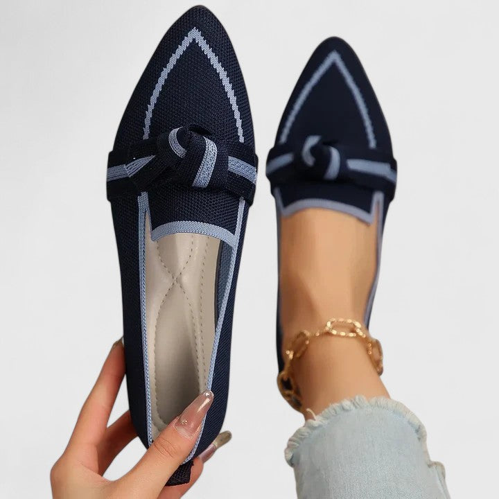 Sleek women's loafers with arch support, designed for fashion and orthopedic comfort.