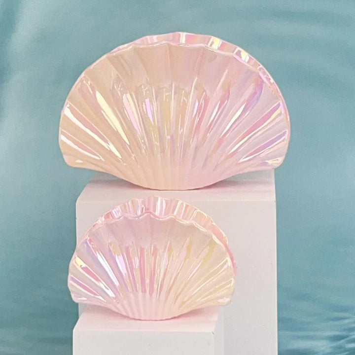 Gradient Shell Hair Claw Clip - Women's Beach Accessory