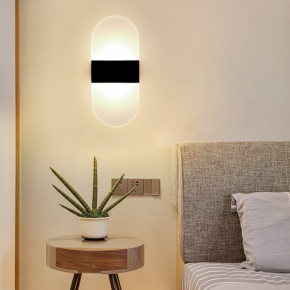 Nvroome modern LED sconce, rechargeable with motion & touch sensors, magnetic mount home lighting.