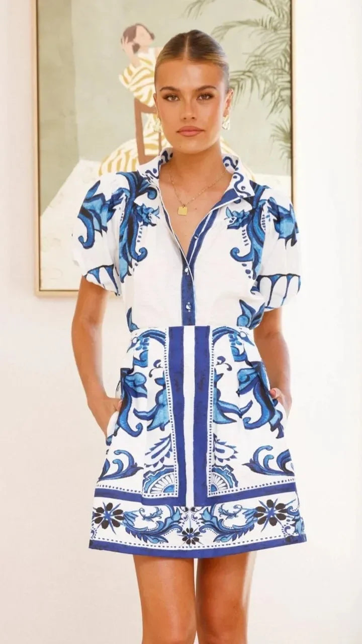 Women's Floral Mini Dress