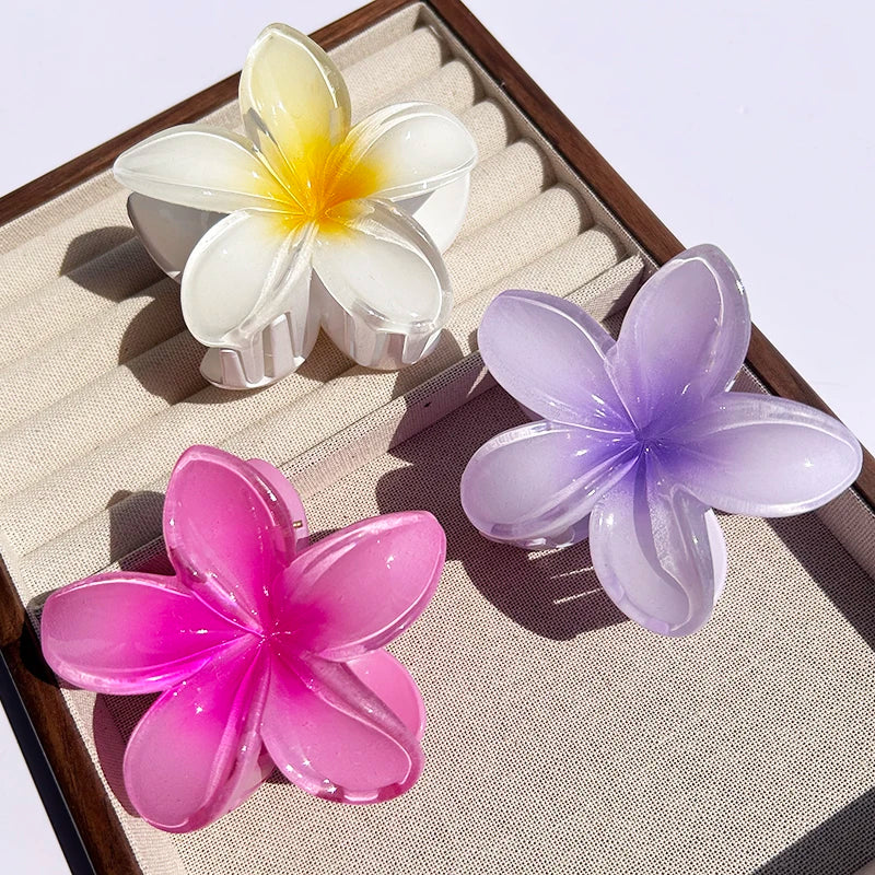 Hawaiian Floral Hair Claw Clip